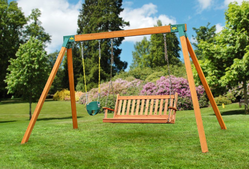 Orange Swing Seat for Baby ChildrenToddler Outdoor Garden Rope